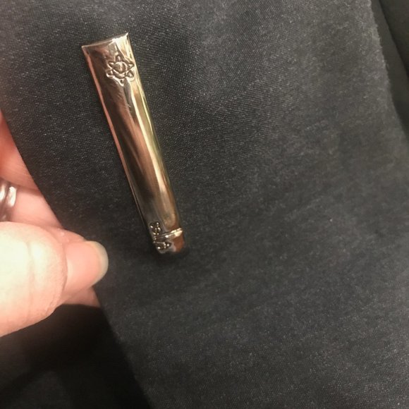 Long midi slim fit coat black shawl collar small - Picture 12 of 13